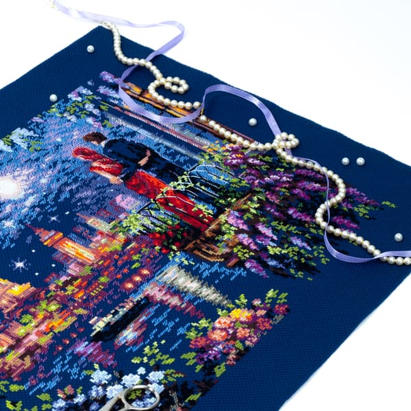 Broderisett Magic Needle "Helg i Paris" 40x30 cm