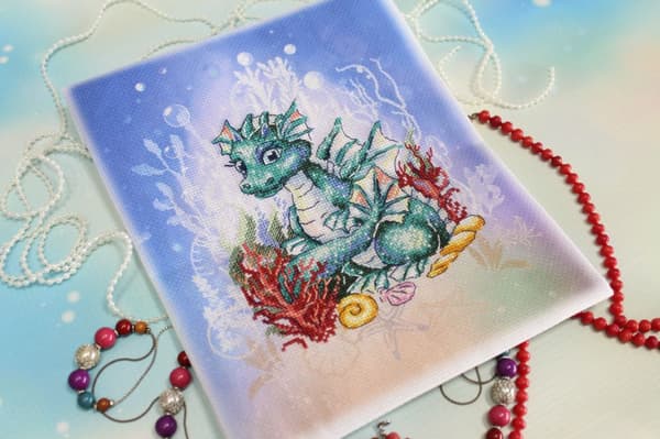 Broderikit MP Studia "Havsvakt" 13x14 cm