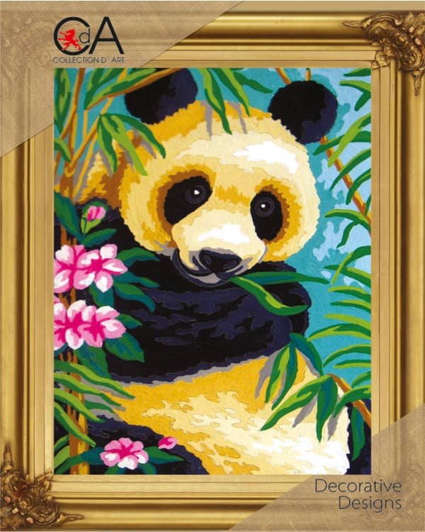 Kanavatyö Collection D`Art "Panda" 22x30 cm