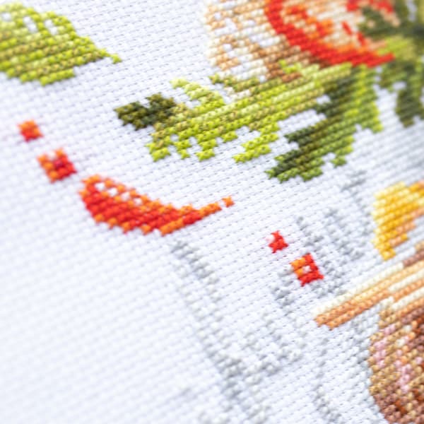 Broderikit Magic Needle "Hamburgarlunch" 19x22 cm