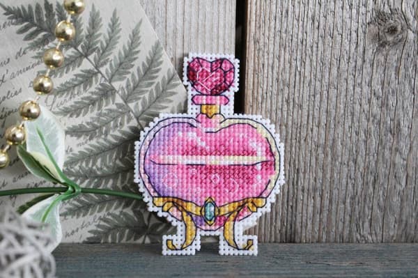 Broderikit Plastik Canvas MP Studia "Drikkevarer. Magneter" 6x9 cm