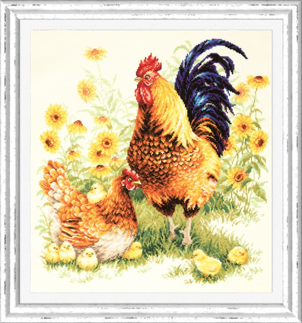 Ristipistopakkaus Magic Needle "Perhe" 39x41 cm