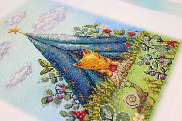 Broderikit MP Studia "Rävsommar" 24x33 cm