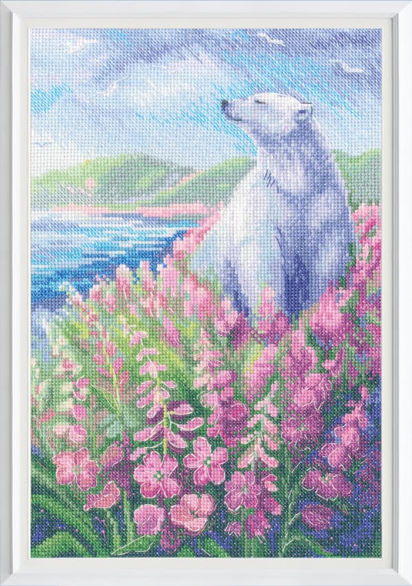Broderikit RTO "Arktisk sommer" 19x29 cm