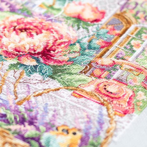 Broderikit Magic Needle "Charmiga Provence" 26x26 cm