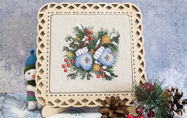 Broderisett MP Studia "Varme votter" 10x11 cm