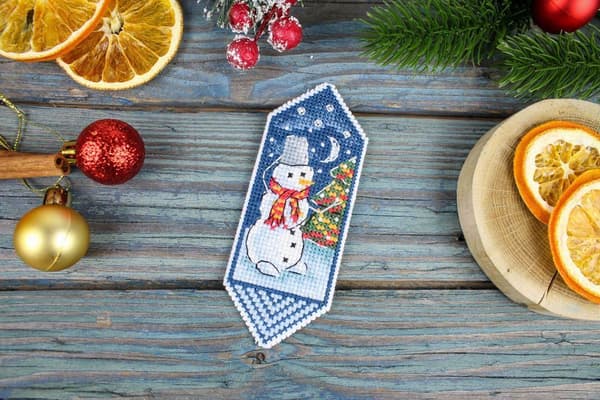 Broderikit plastic canvas MP Studia "Julgodis Nr. 1" 13x5cm