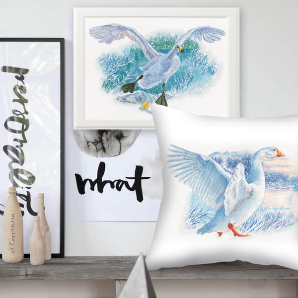 Broderisett RTO «Snøgås» 37x24
