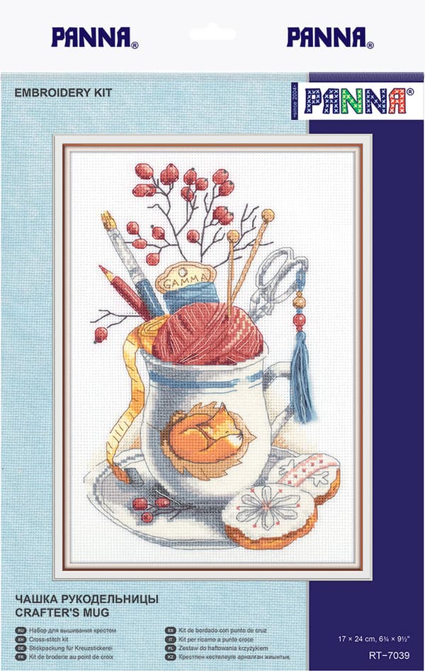 Broderikit Panna "Skaberens krus" 24x17cm