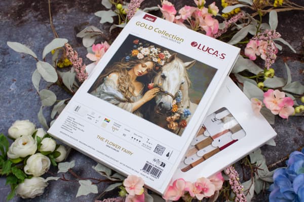 Broderikit Luca-S B620 - "Blomfe" 44x35 cm