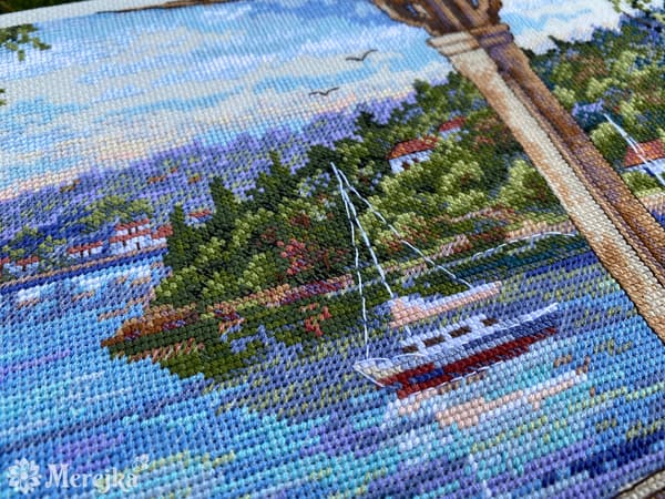 Broderikit Merejka K-184 - "Lugn" 37.5x28 cm