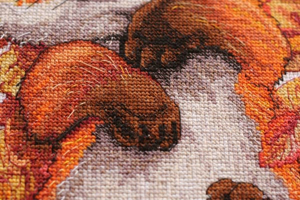 Broderisett Abris Art "Første høsten" 24x36cm