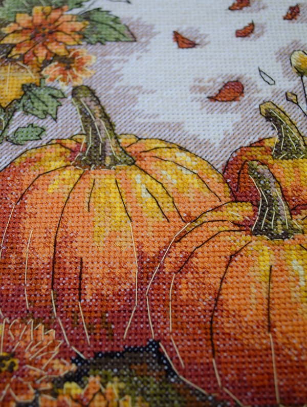 Broderikit Abris Art "Efterårshavens palet" 16x24cm