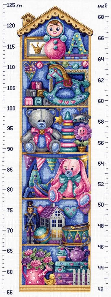 Broderikit MP Studia "Höjdmätare" 27x73 cm