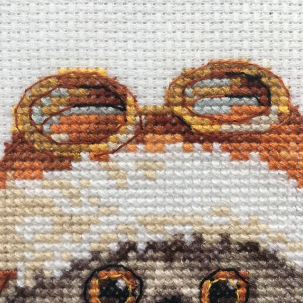 Broderikit Alisa "Pilotkat" 10x12 cm