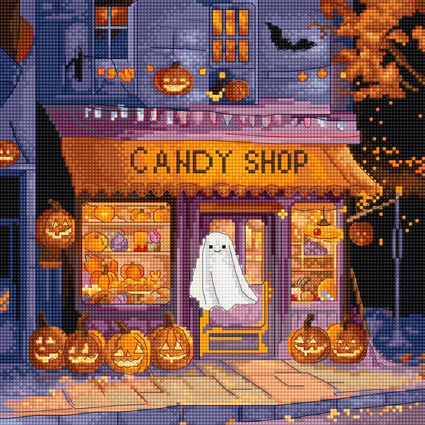 Broderikit LetiStitch L9959 - "Pumpalinjen" 21x21 cm