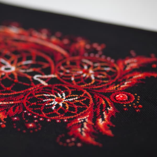 Broderikit Magic Needle "Sjælens flammer" 29x40 cm