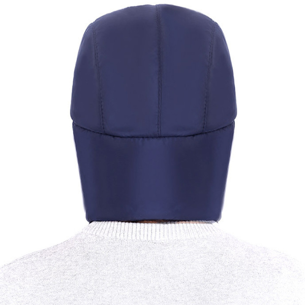 Män Trapper Aviator Hat Winter Warm med mask Öronlapp Cap Blue