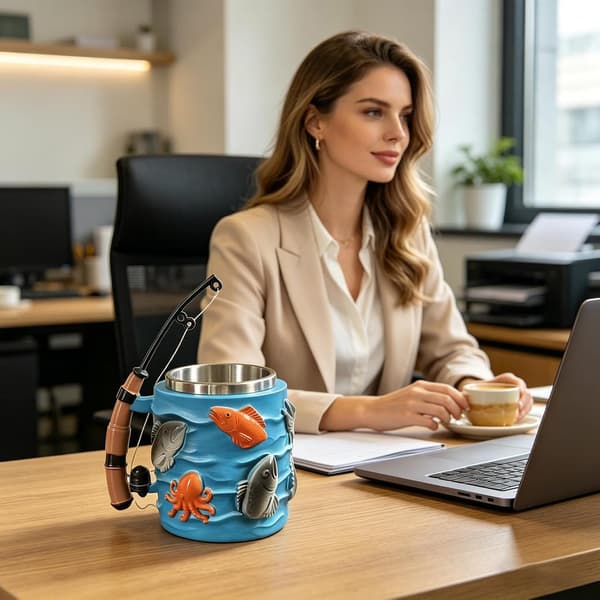 Kaffekrus 300 ml Ergonomisk håndtak Drikkeglass