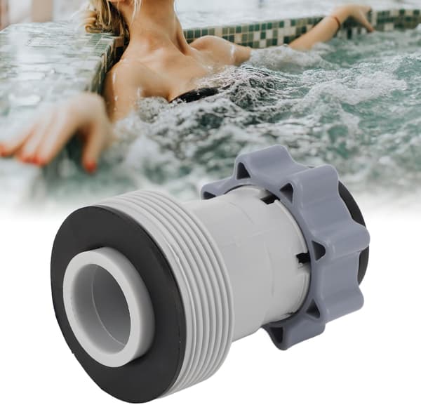 Poolslangadapter, poolavloppsadapter, slangkonverteringsadapter för Intex 10722 poolslangadapter reservdelar