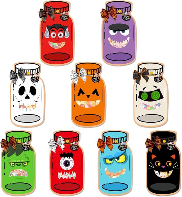 Halloween slikposer indpakningsposer til hobbyprojekter