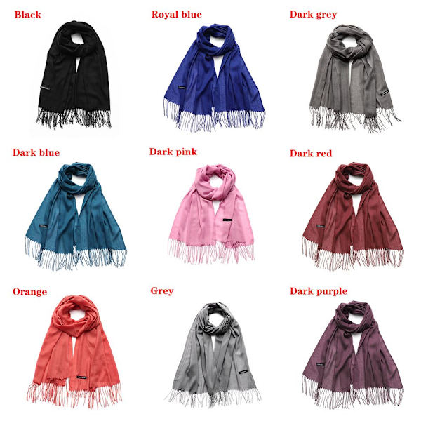 Cashmere Scarf Long Wrap Sjal KAFFE