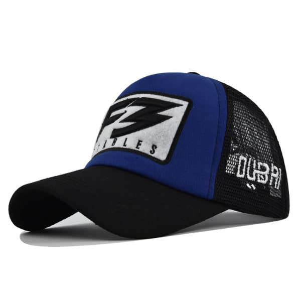 Broderi Mesh Cap F3 Broderi Baseball Cap Tredimensionell broderi Peaked Cap Utomhus Solhatt Färgmatchande Mesh Cap Partihandel Cm6021Black Adjustable