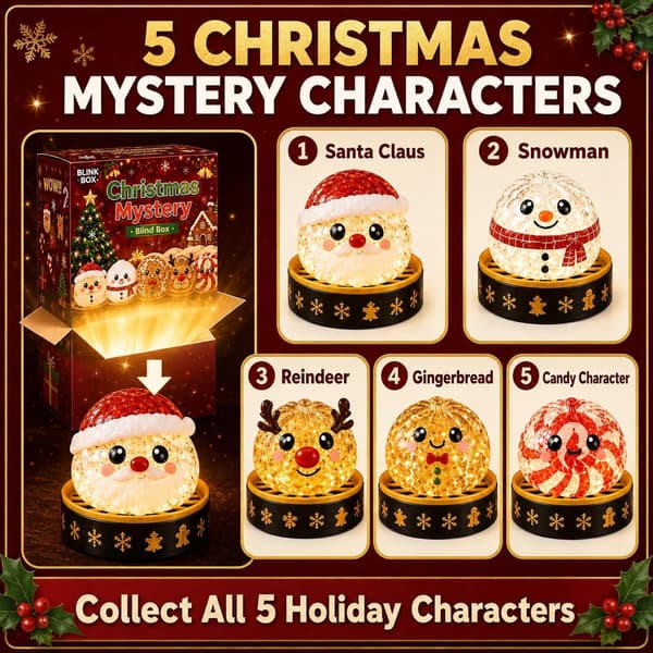 5-pack julklämleksaker, tomte, snögubbe, pepparkaka och ren stresslindrande fidgetleksaker, mjuka klämleksaker för barn