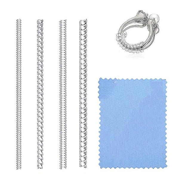 Ringstorleksjustering för lösa ringar - 4-pack, smyckesstorlek, dorn