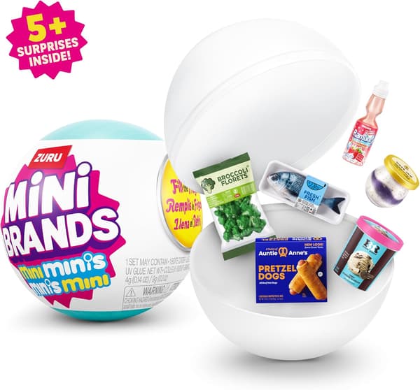 Mini Create Kawaii Kitchen Capsule Series (2-pakning) – Inkluderer tilbehør for å sette sammen 10 samleobjekter av Kawaii-mat, egnet for barn, tenåringer og voksne