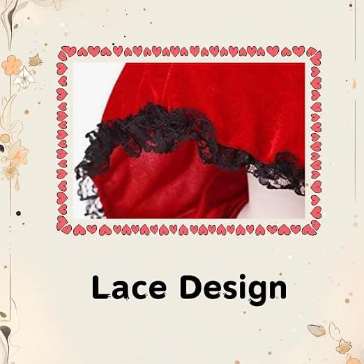 Halloween voksen Rødhætte hættekappe, hætte 90 cm bred 140 cm A