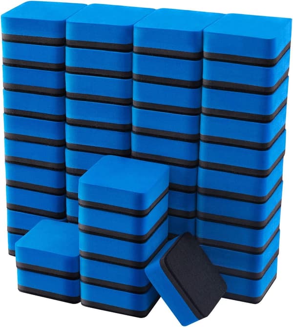 48-pack magnetiska whiteboard-suddgummin för klassrum, hem och kontor