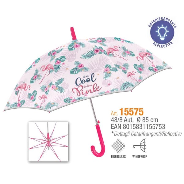 Paraply - Flamingo - It is Cool to be Pink multicolor