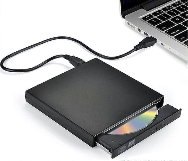 Extern CD DVD Rom Brännare Spelare Enhet Usb PC Laptop Mac Windows 7/8/10/11