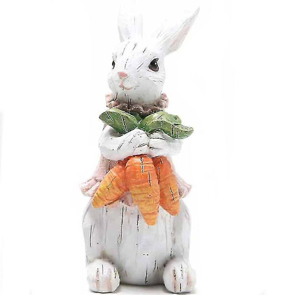 Påskhare Gnome Resin Hemprydnad Hantverk Par Pack