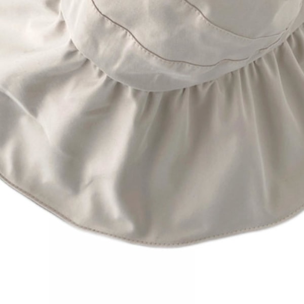Solhatt, mode solskydd Lätt solhatt i bomull linne med justerbar storlek och vikbar brätte, unisex (aprikos)