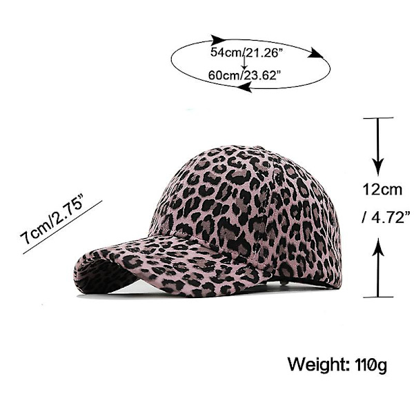 Unisex print Print Cap Baseballkeps Hip Hop cap Herr Print Solhatt Justerbar Cap Gorras pink 57-60cm Adjustable