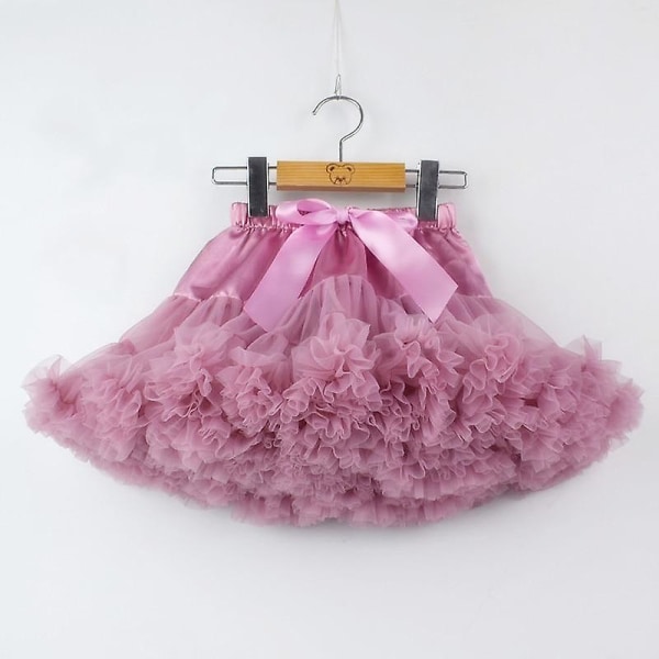 0-2ys Baby Tutu Skirt - Ball Gown purple and hot pink 6M
