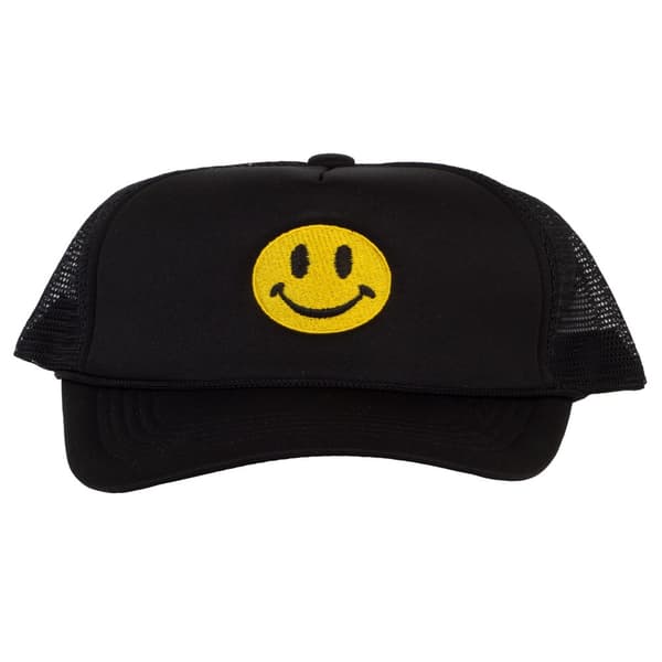 Gravity Threads Smile Face Brodery Justerbar Trucker Hat - Camo classic-black