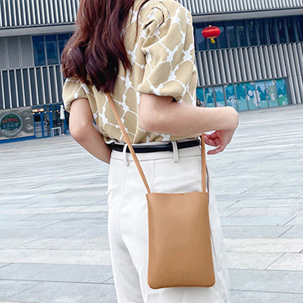 Små Crossbody-väskor för kvinnor Mobilväska Crossbody khaki