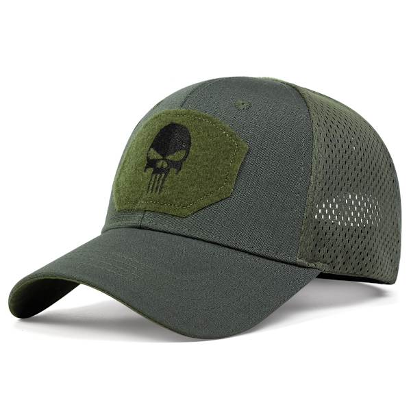 Militära fans utomhus kamouflage baseball nät cap Specialstyrkor taktisk kamouflage cap Skalle visir Cap Army green