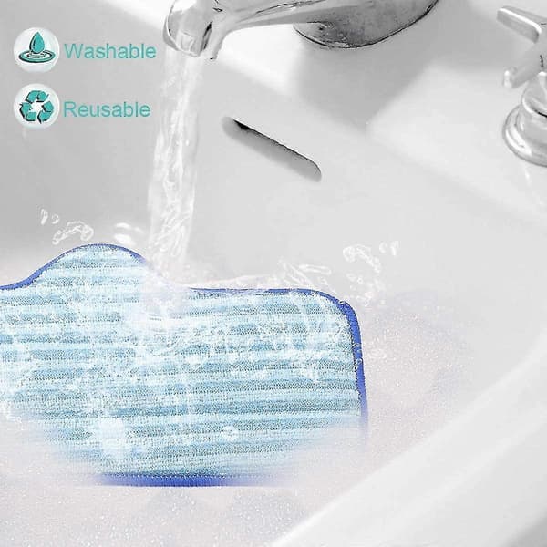 6-pack kompatibla med Dupray Neat Steam Cleaner mikrofiberkuddar
