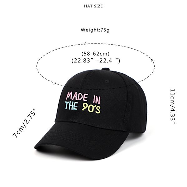 Embroidered baseball cap outdoor sports cap