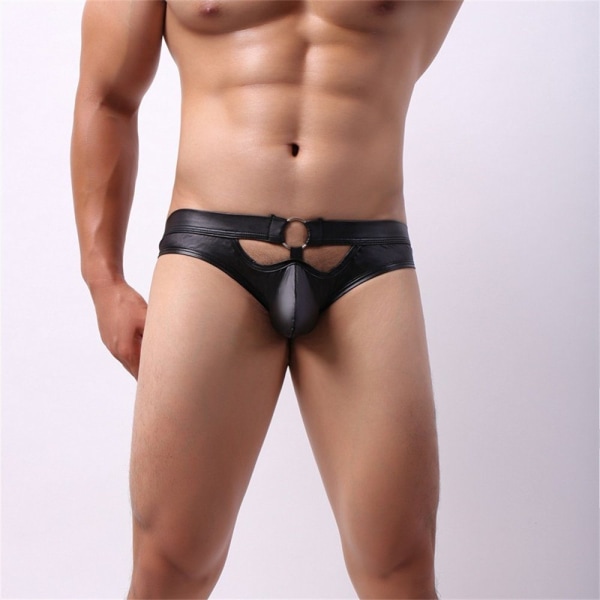 Trosor män lacktrosor mini stringtrosor, sexiga underkläder