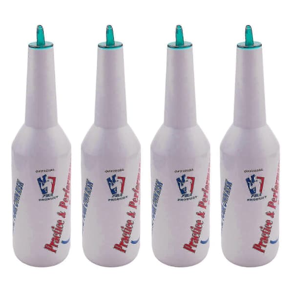 4x Flair Bartender Bartending Övnings Bar Pub Flaska Vin Cocktail Shaker - Vit