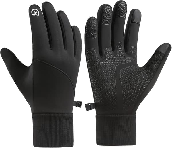 Vinterhandsker Mænd & Kvinder, Touchscreen Handsker Løbehandsker Cykelhandsker Kørehandsker, Varme Handsker Vandtætte Handsker XL XL