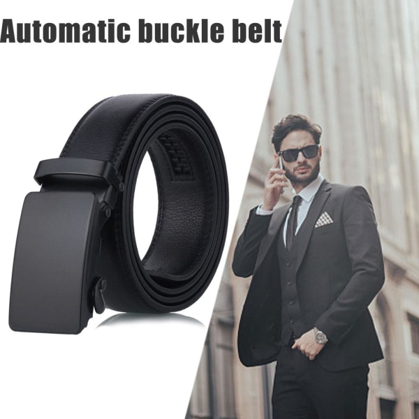 Automatiskt skjutspänne Design Business Style Bälte för män Hög