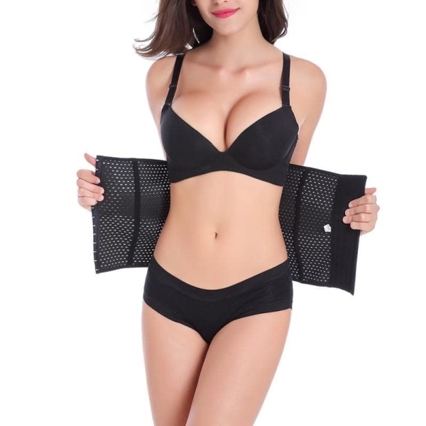 Träningskorsett / Waist Trainer för Tiglasfigur,  - Svart - Black m