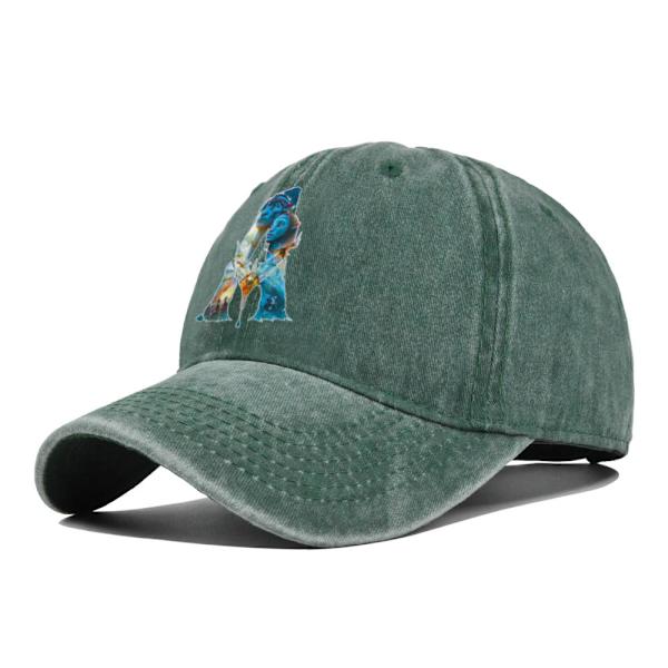 Personlig printed cap En keps med höjdpunkt i siden med cap Cap CP907B8greenandwhite Adjustable