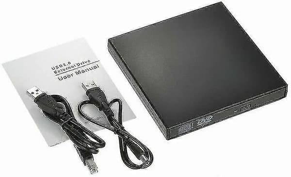 Extern CD DVD Rom Brännare Spelare Enhet Usb PC Laptop Mac Windows 7/8/10/11